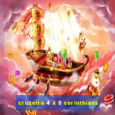 cruzeiro 4 x 0 corinthians